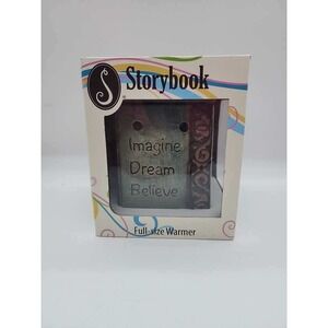 ScentSationals Storybook Wax Warmer Imagine Dream Believe Full Size Teal Brown